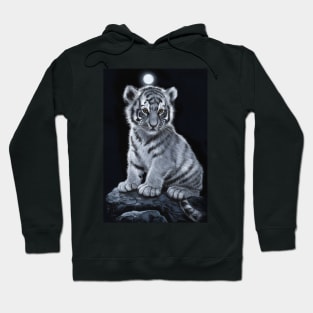 White Tiger Cub Hoodie